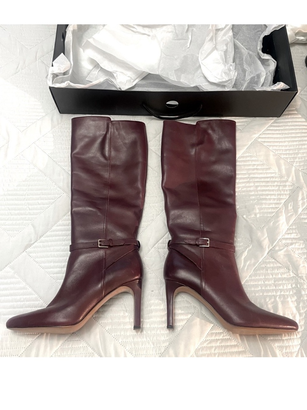 Banana Republic Burgundy Boots 8.5